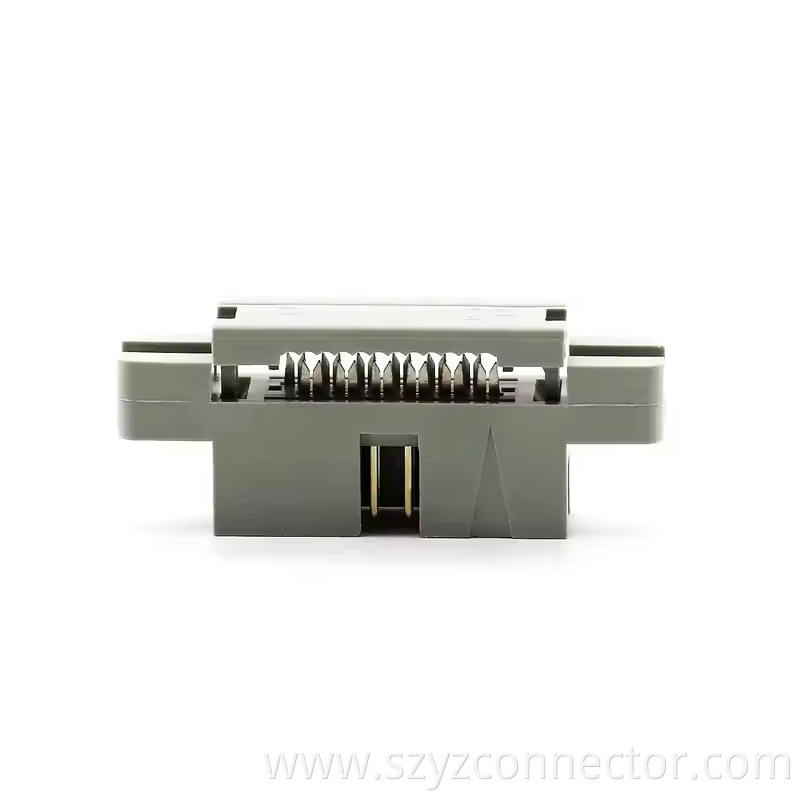 2.54mm Pitch IDC Type Box Header With Metal Lacth 6P-64P (1)